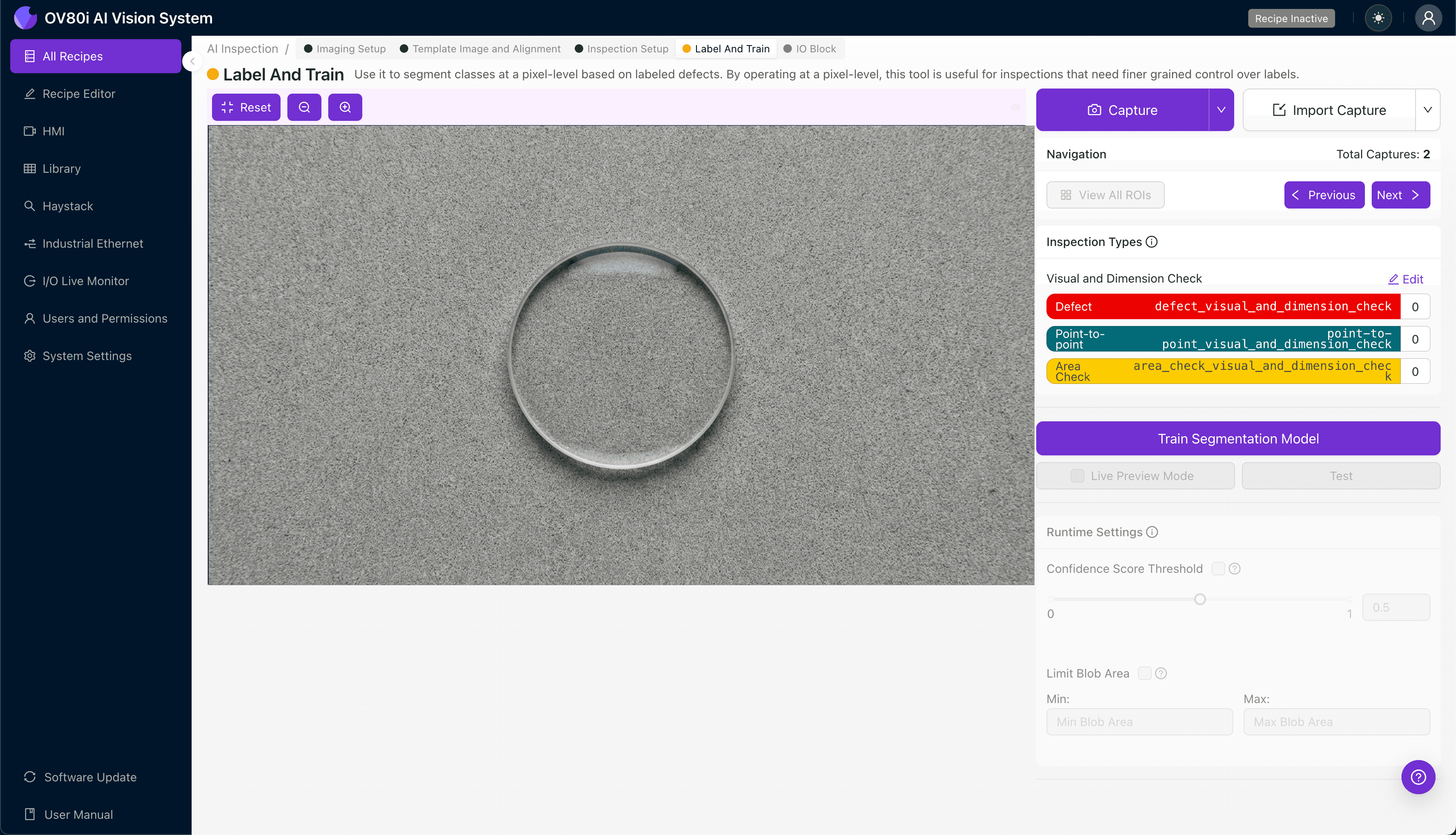 Labeling good and bad lens examples