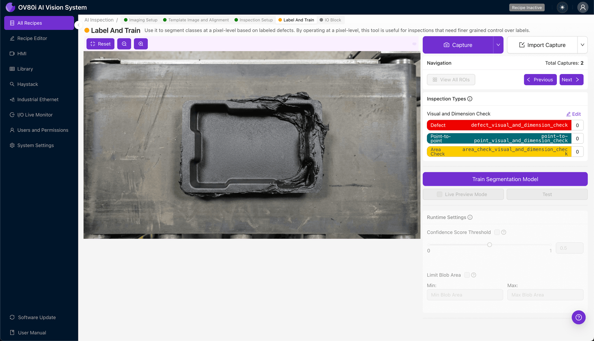 自动化过度填充拒收的通过/失败规则配置