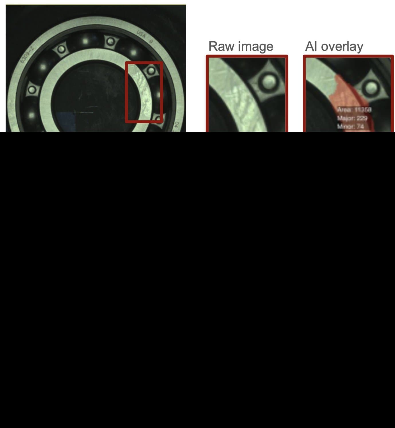Bearing Micro-Defect Scan — ví dụ kiểm tra lỗi ngành Precision Parts