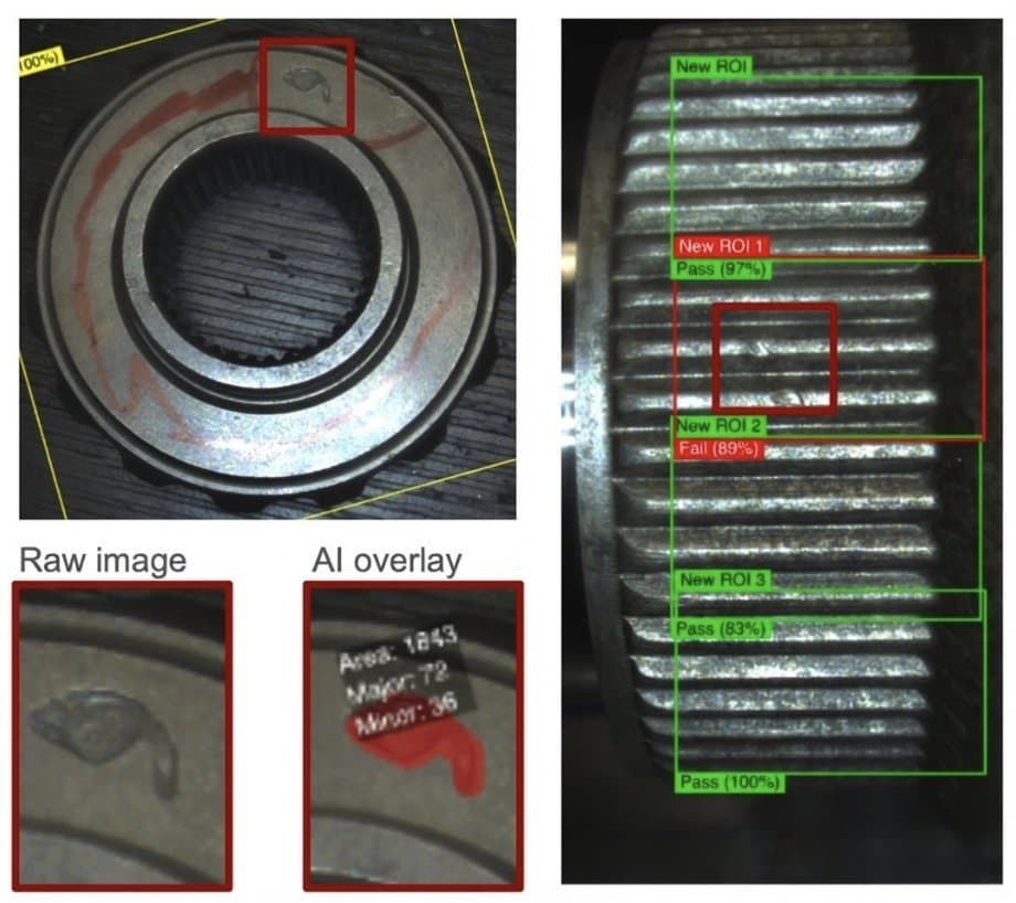 Gear Tooth & Face Defects — ví dụ kiểm tra lỗi ngành Automotive