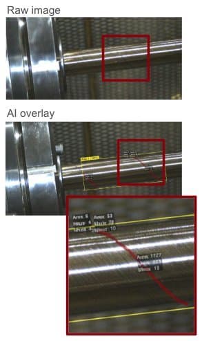Hose Braiding Wire Gap Inspection — ví dụ kiểm tra lỗi ngành Connectors
