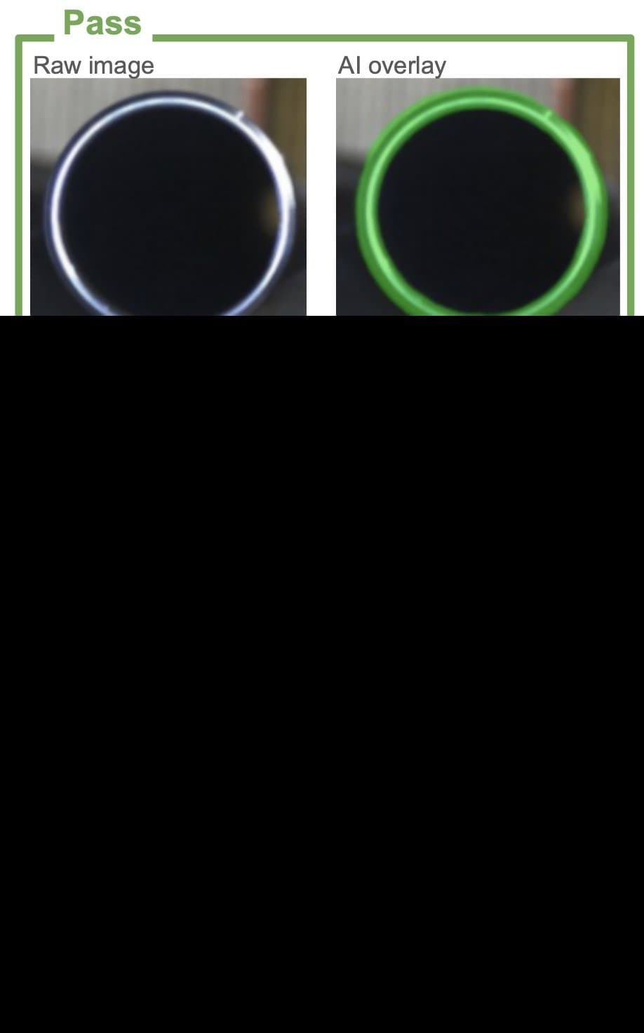 Pipe Hot Saw Cuts — ví dụ kiểm tra lỗi ngành Metals