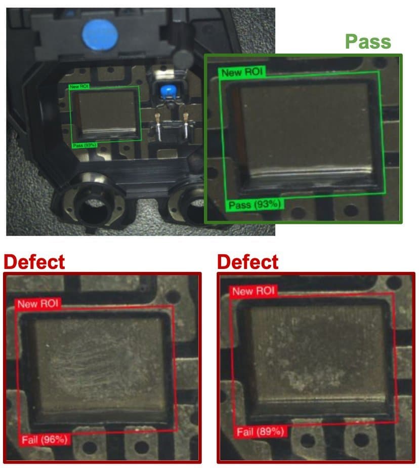 Sensor Surface Scratch Finder — ví dụ kiểm tra lỗi ngành Electronics