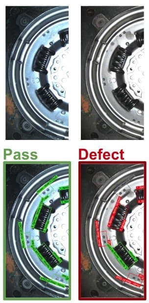 Spring & Rivet Assembly Verification — ví dụ kiểm tra lỗi ngành Automotive