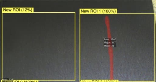 Steel Strip Coating Defects — ví dụ kiểm tra lỗi ngành Metals