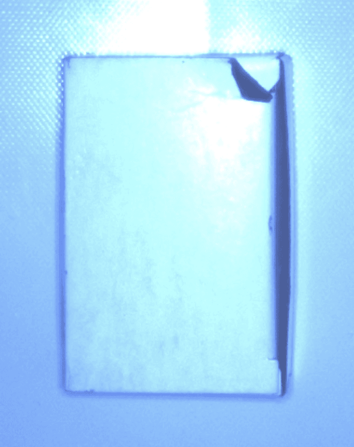 Damage area measurement overlay