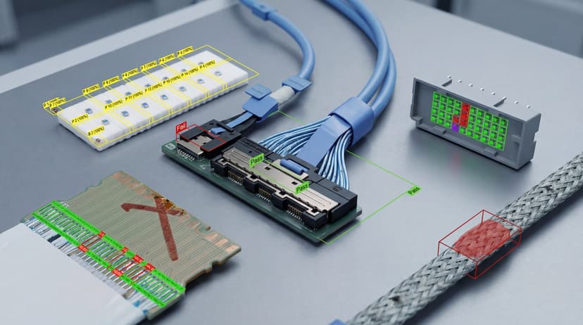 Connectors Manufacturing AI Vision Inspection | Overview.ai