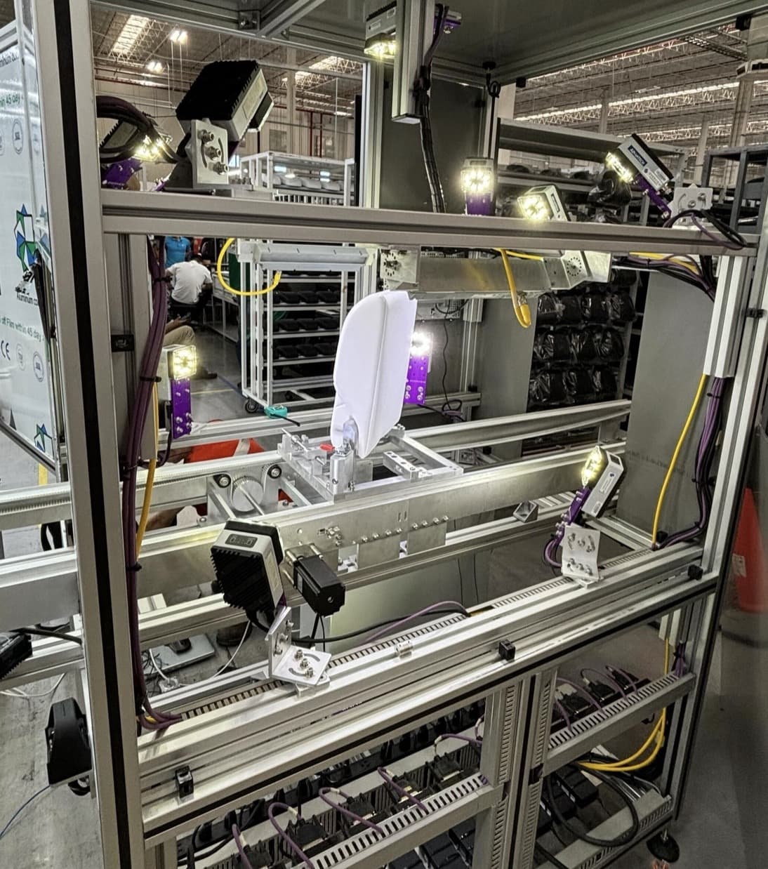 Trạm nhiều camera của Overview trên dây chuyền sản xuất