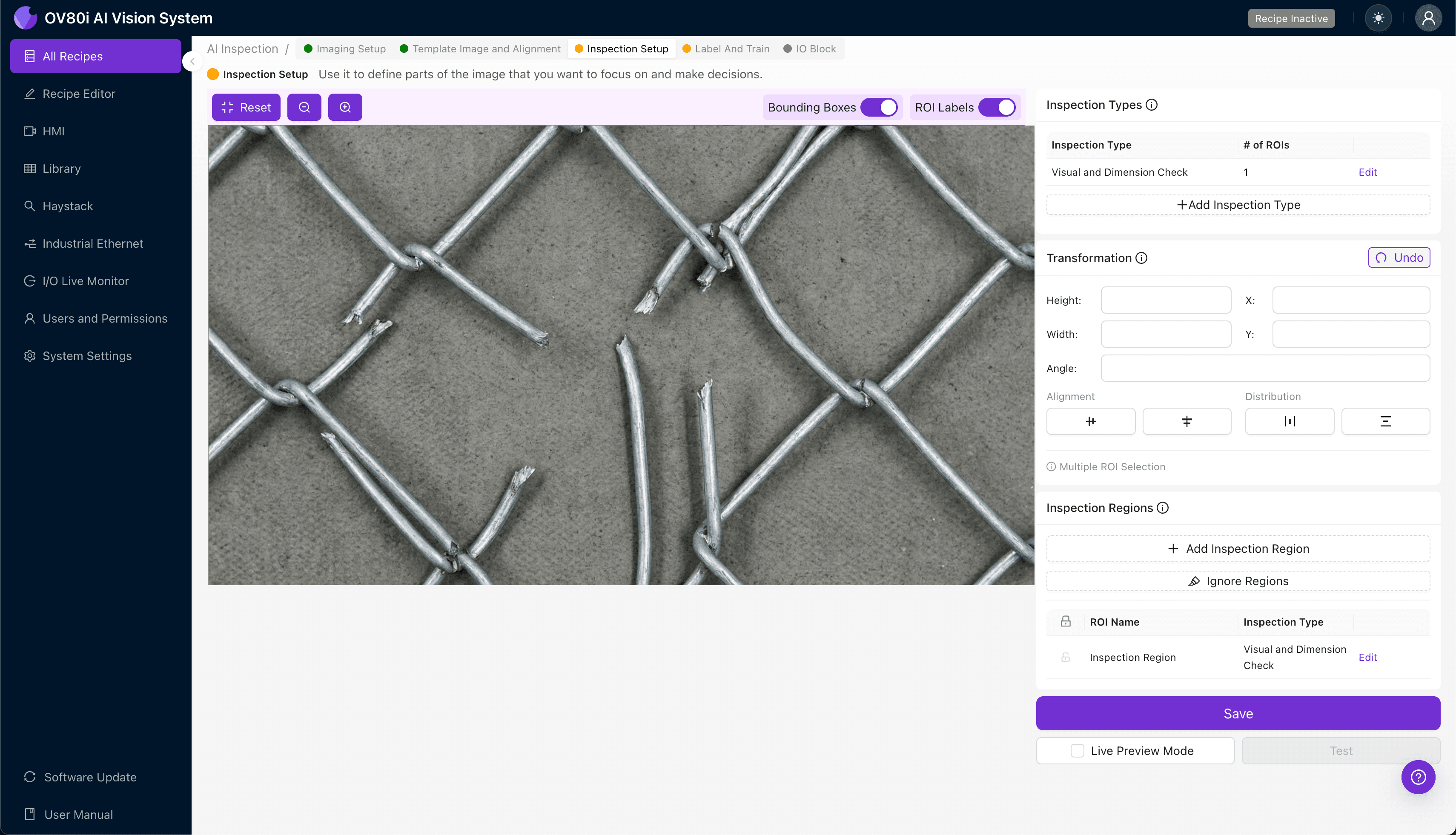 Labeling interface for classifying weld quality as good or bad