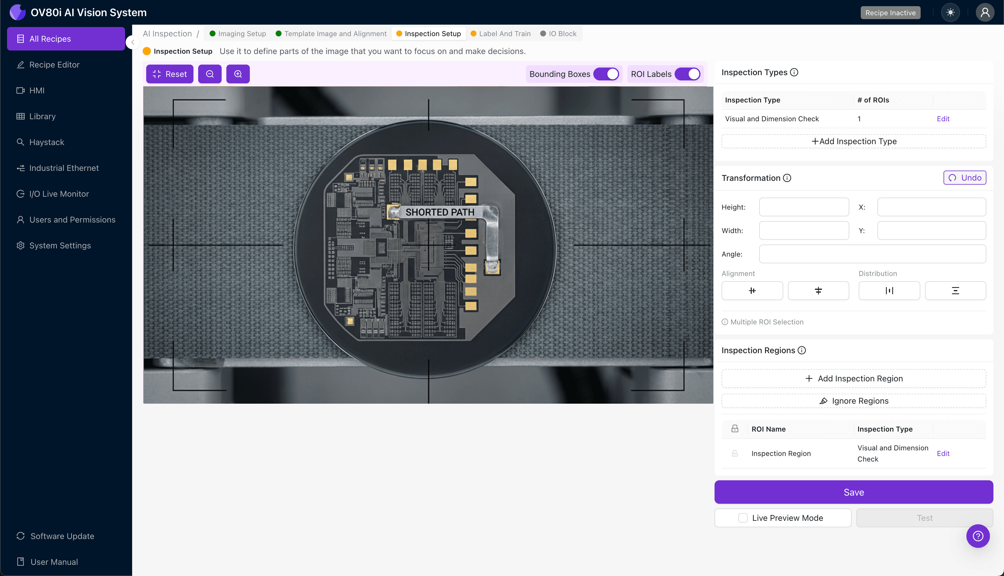 Labeling wafer images for AI training on signal-to-ground defects
