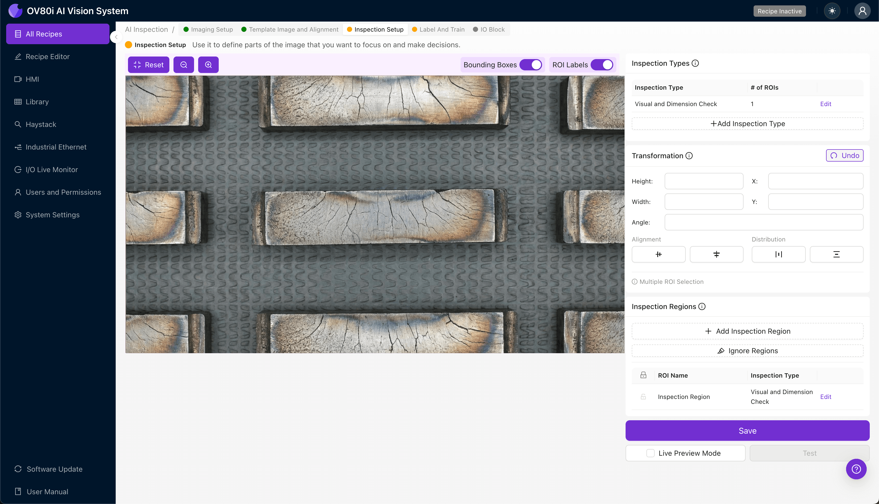 Labeling thermal fatigue crack examples for AI model training
