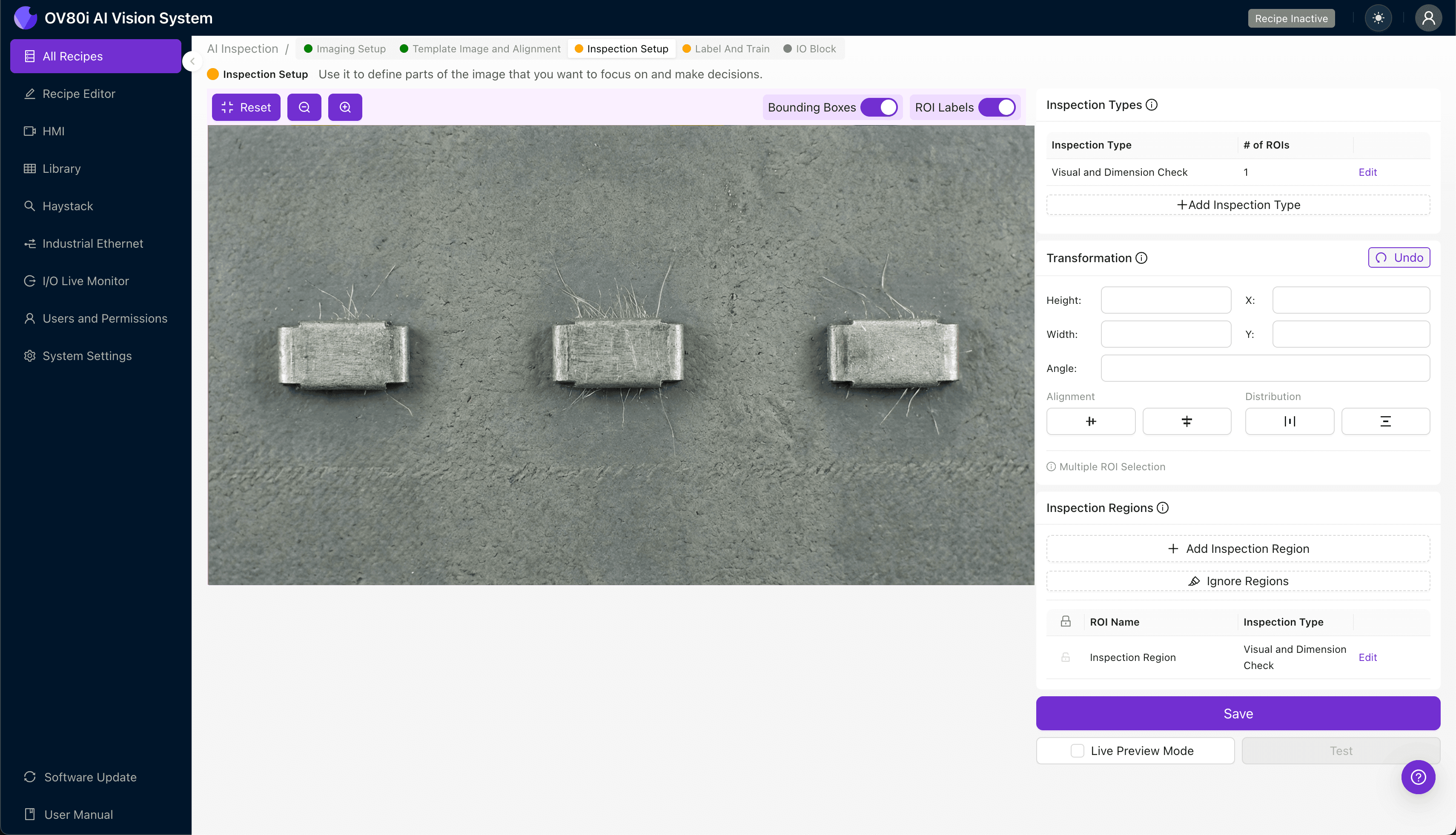 Labeling interface for classifying tin whisker defects