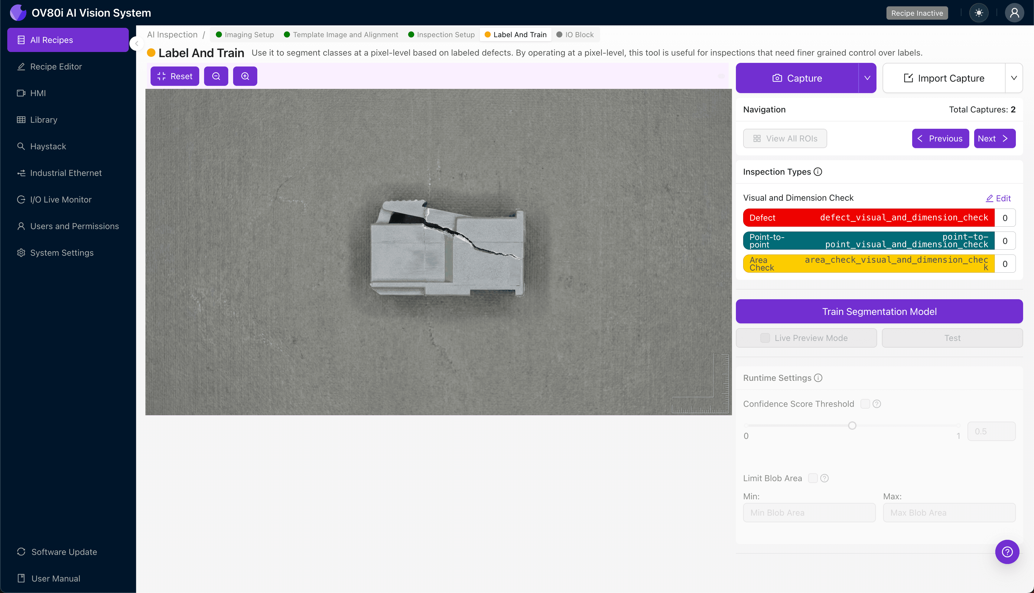 Rules engine configuration for automated TPA defect rejection