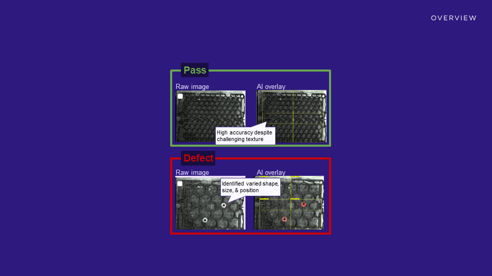 AI-powered defect detection - Example 1