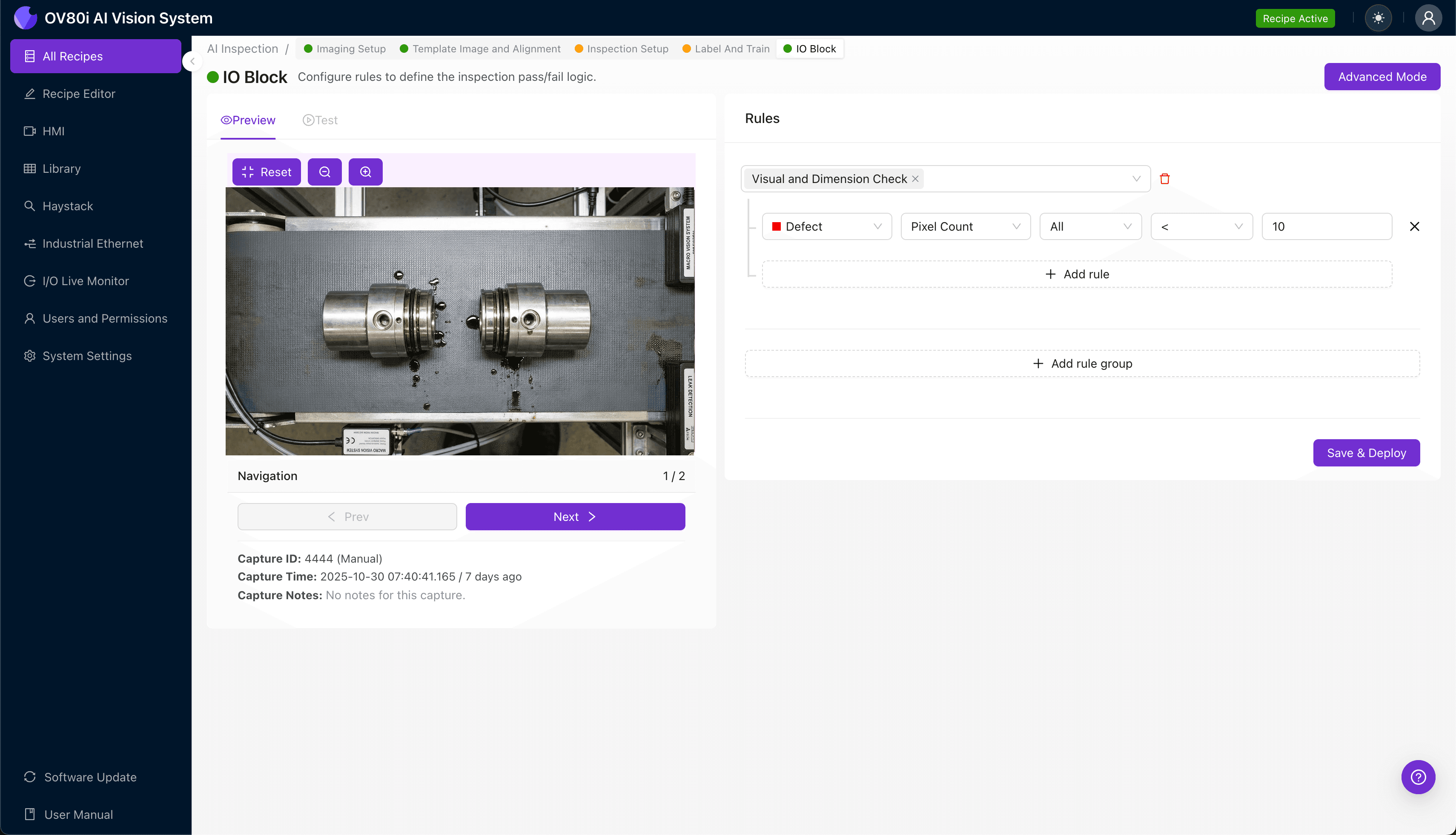 Blind-Mate Fluid Coupler Valve Seal Inspection