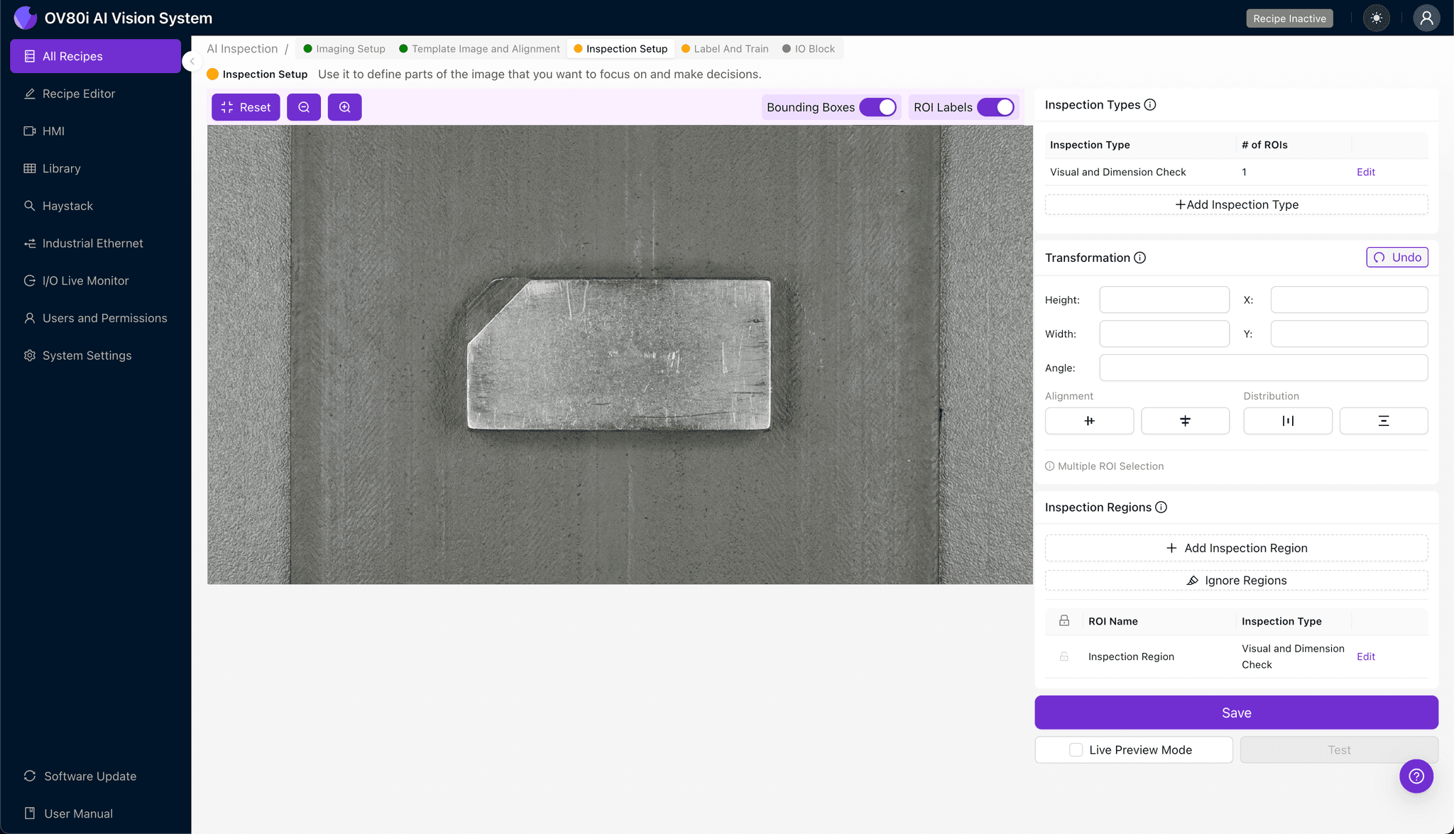 Labeling good and bad keying feature samples for AI training