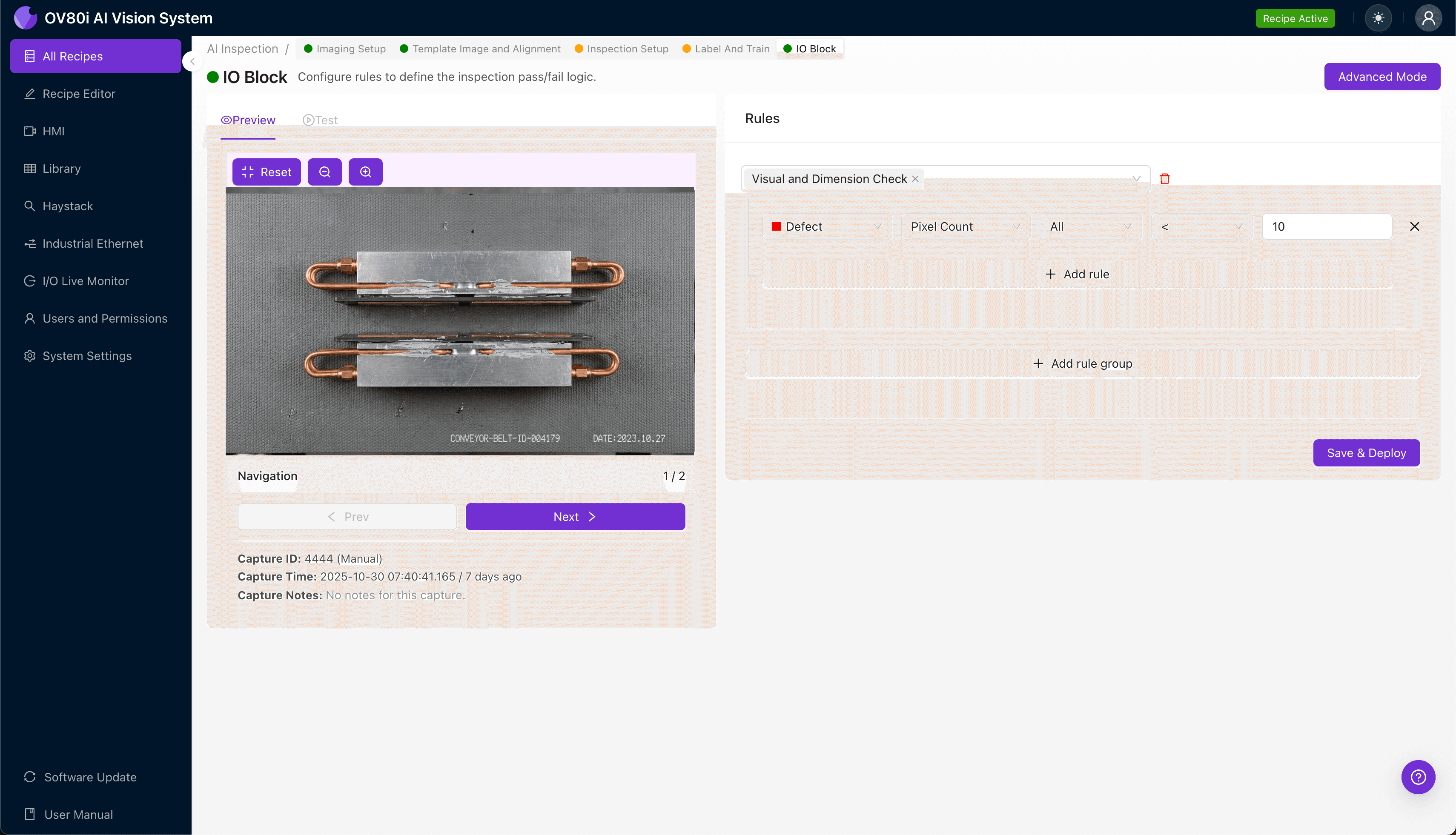 Liquid-Cooled Thermal Bridge Inspection for Contact Pressure Defects