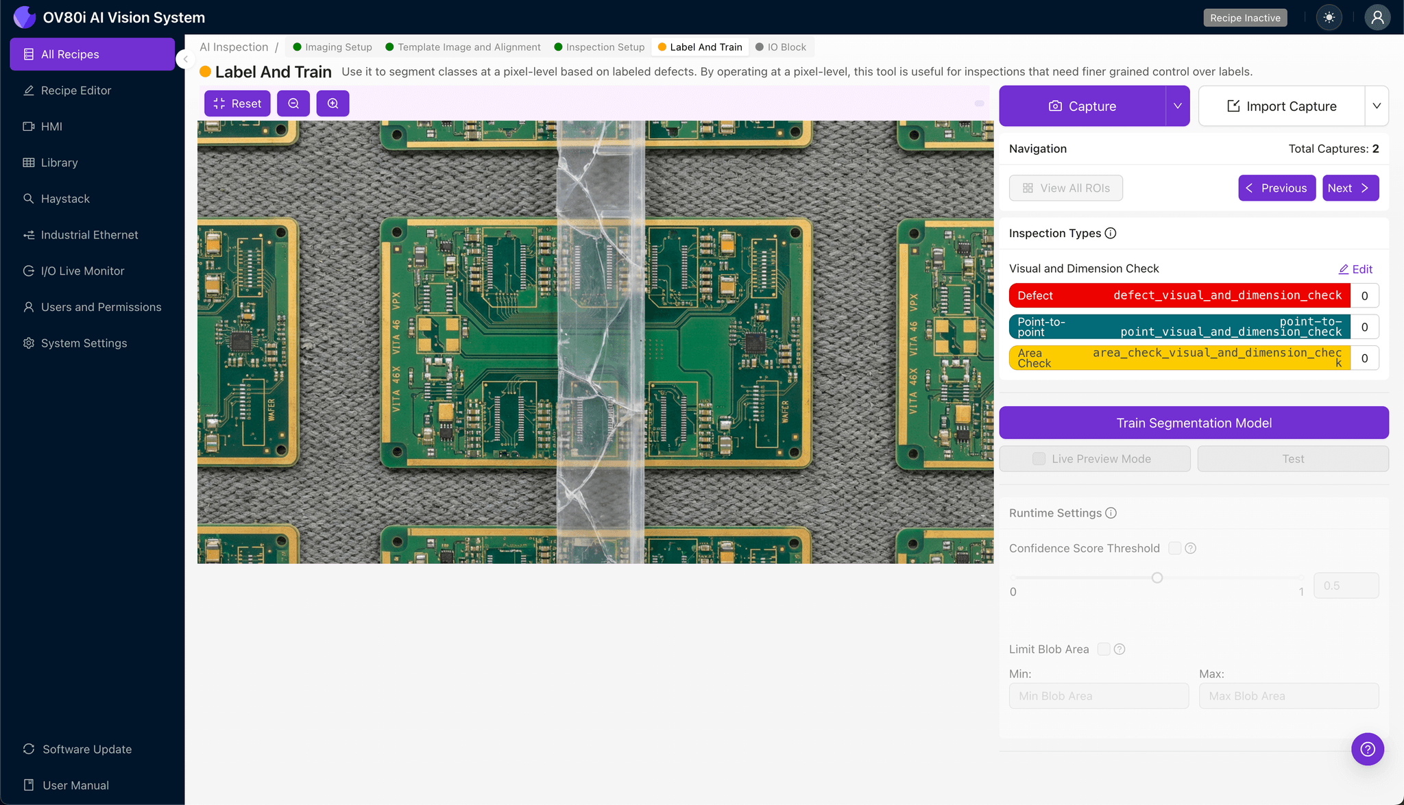 Configuring pass/fail rules for automated VPX wafer inspection