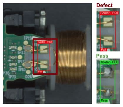 Solder ROI Pass/Defect