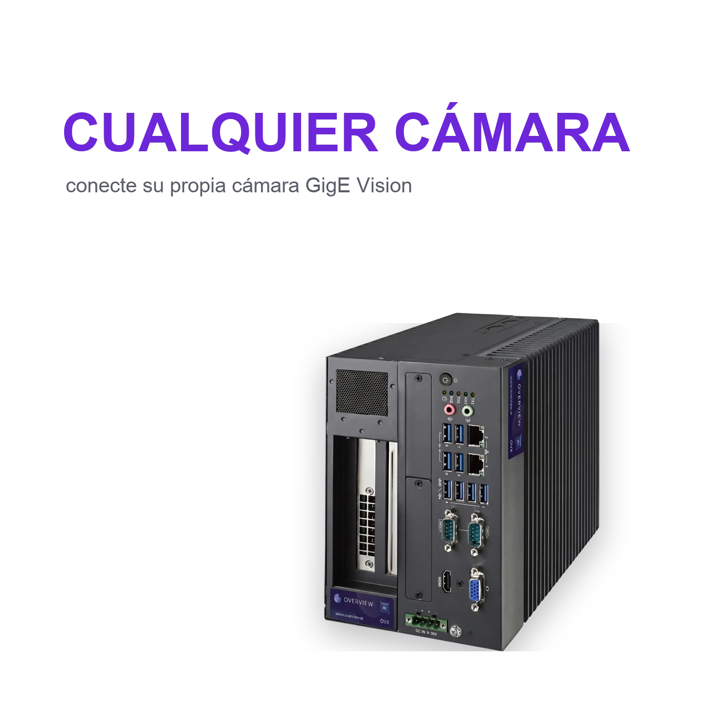 OVX Core - Use su propia cámara