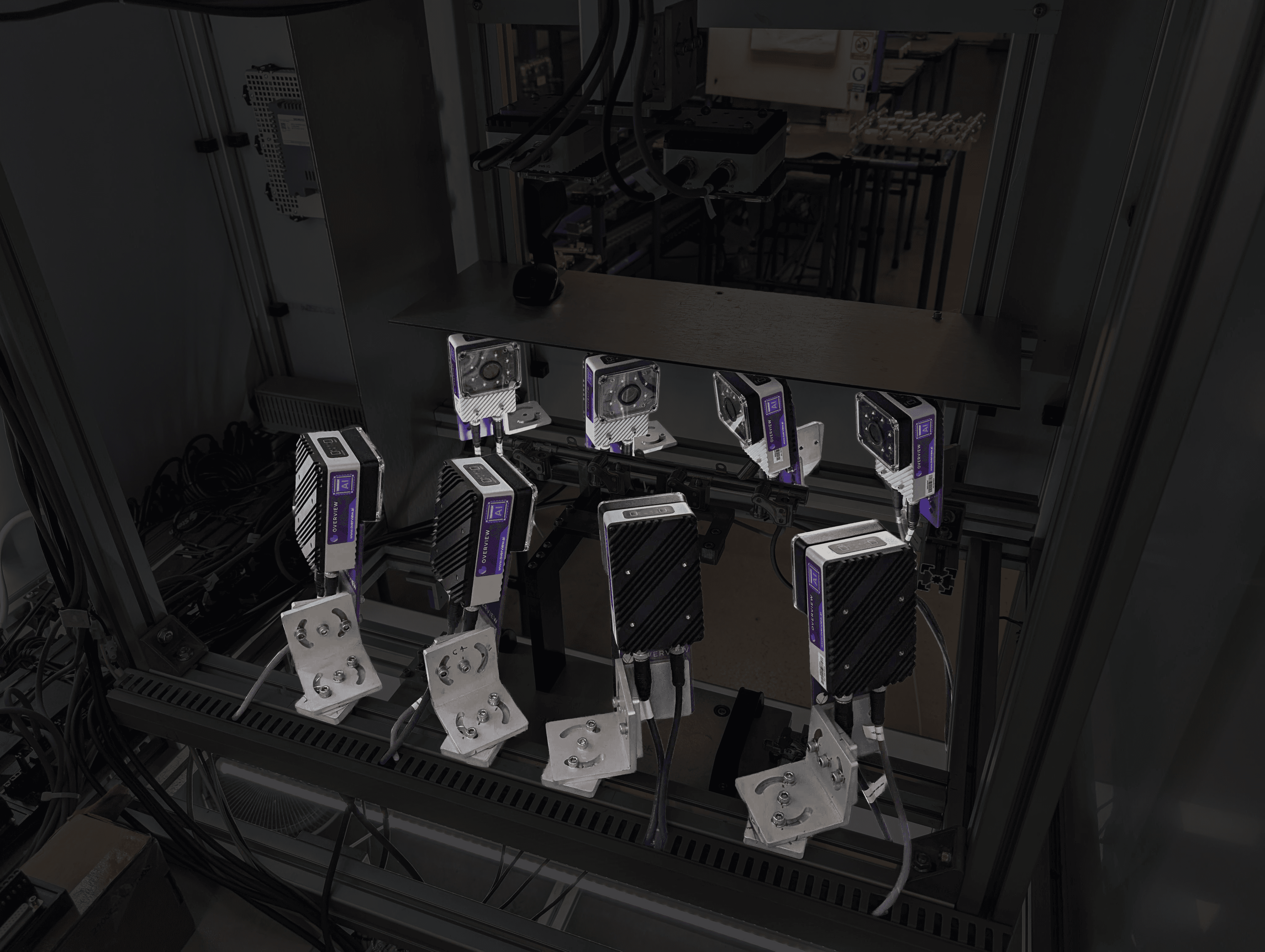 OV-Series smart cameras detecting defects in automotive assembly